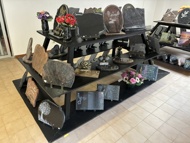 Vue des plaques exposées